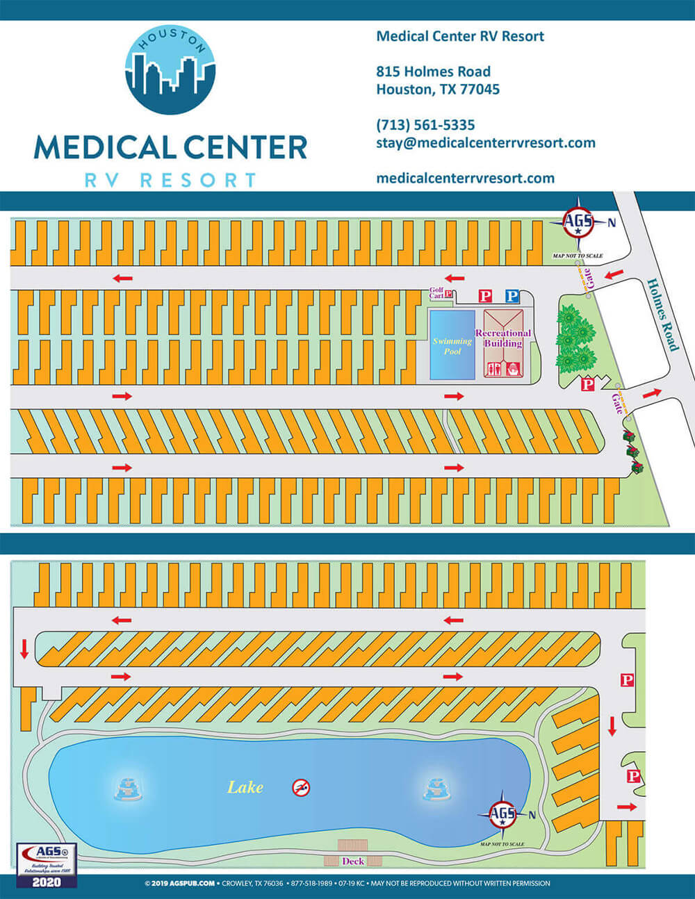 Medical Center RVResort Map